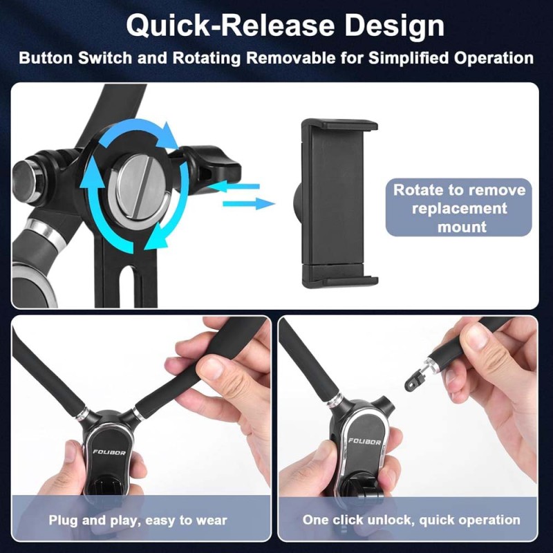 4IN1 SMART PHONE MAGNETIC NECK HOLDER