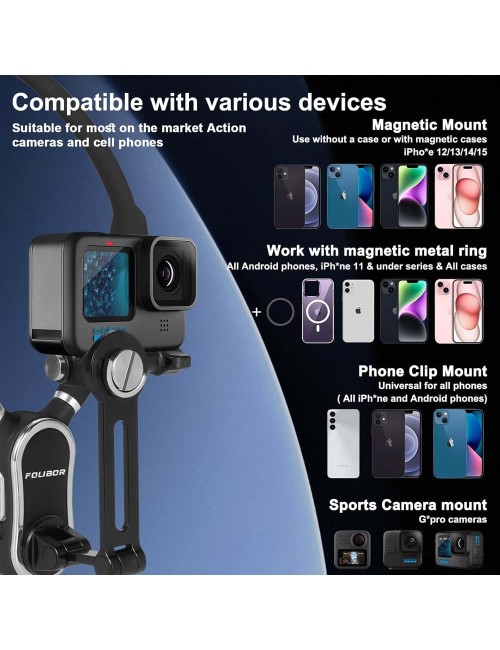 4IN1 SMART PHONE MAGNETIC NECK HOLDER