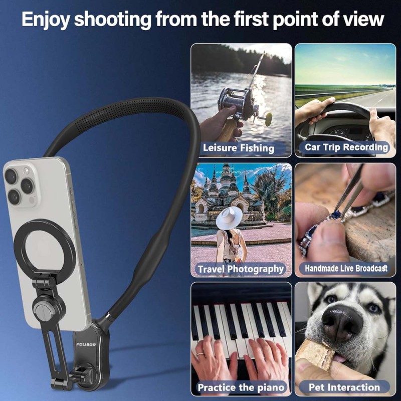 4IN1 SMART PHONE MAGNETIC NECK HOLDER