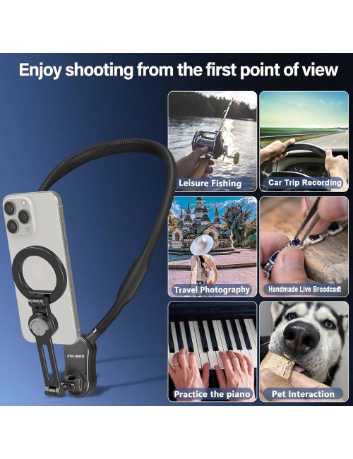 4IN1 SMART PHONE MAGNETIC NECK HOLDER