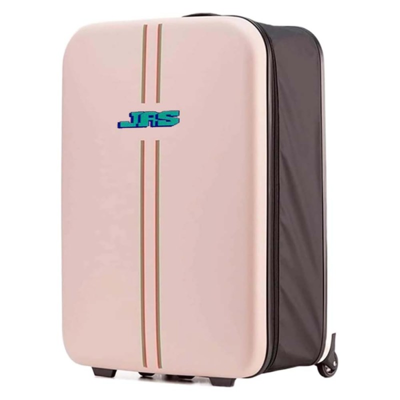 FOLDING TRAVEL TROLLEY BAG 20" PINK