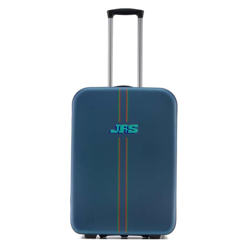 FOLDING TRAVEL TROLLEY BAG 24" BLUE