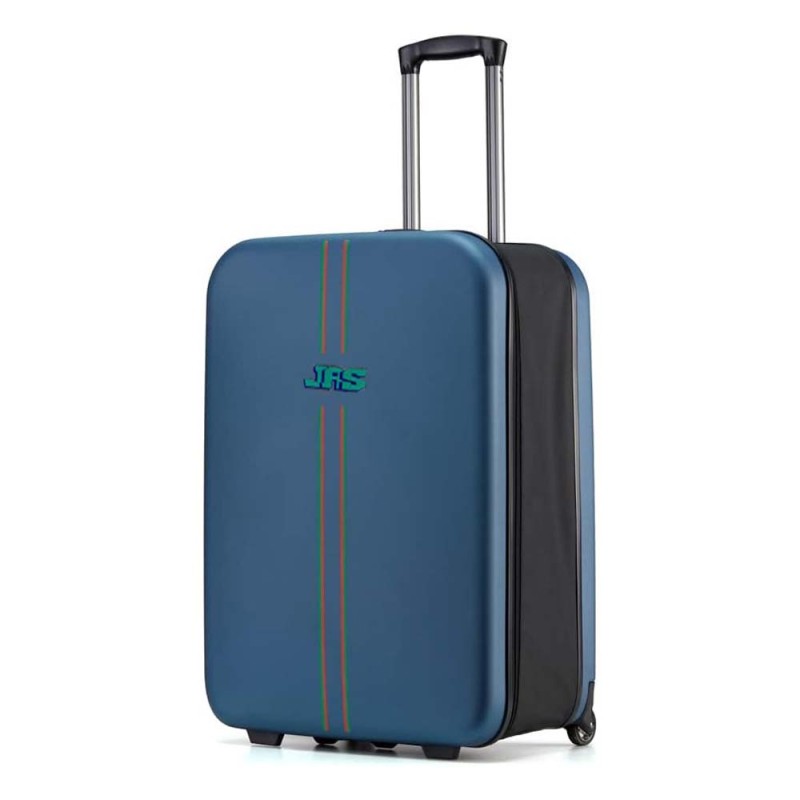 FOLDING TRAVEL TROLLEY BAG 24" BLUE