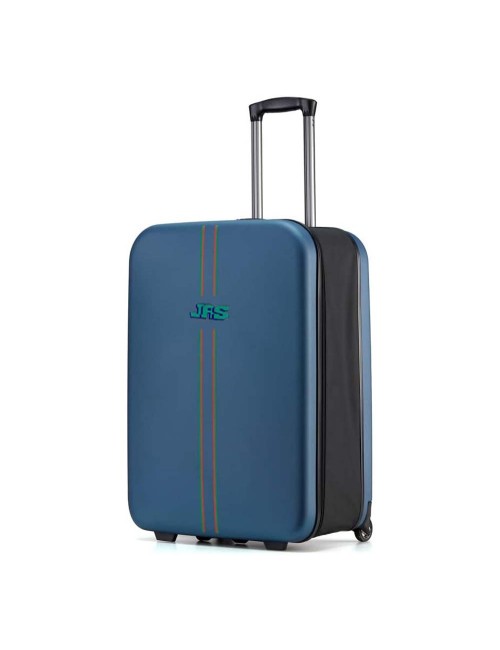 FOLDING TRAVEL TROLLEY BAG 24" BLUE