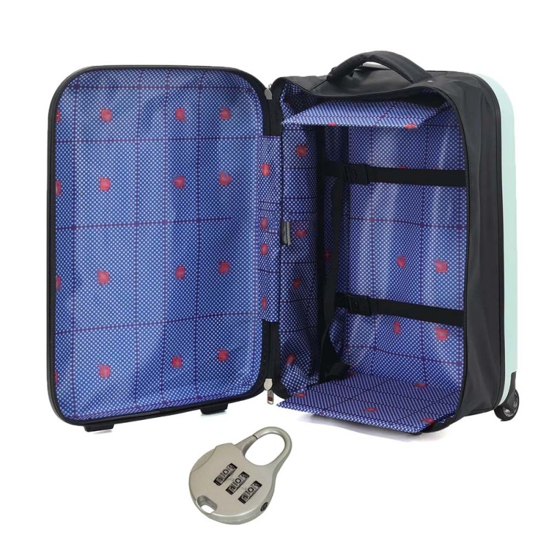 FOLDING TRAVEL TROLLEY BAG 28" GREEN
