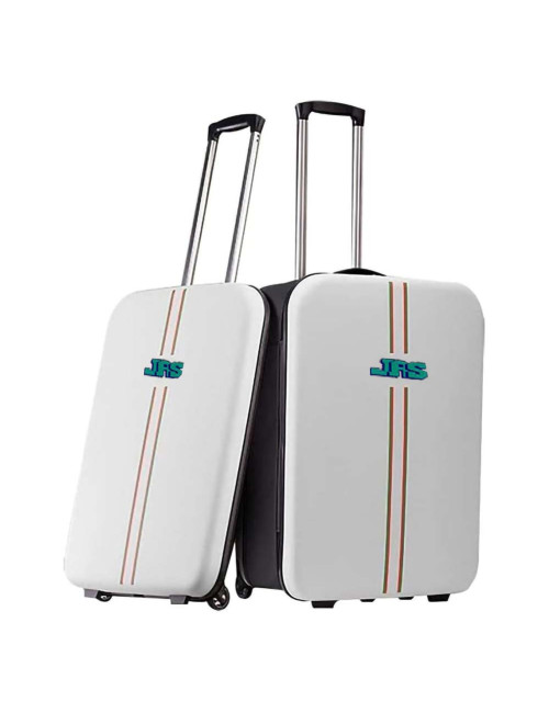 FOLDING TRAVEL TROLLEY BAG 28" SILVER