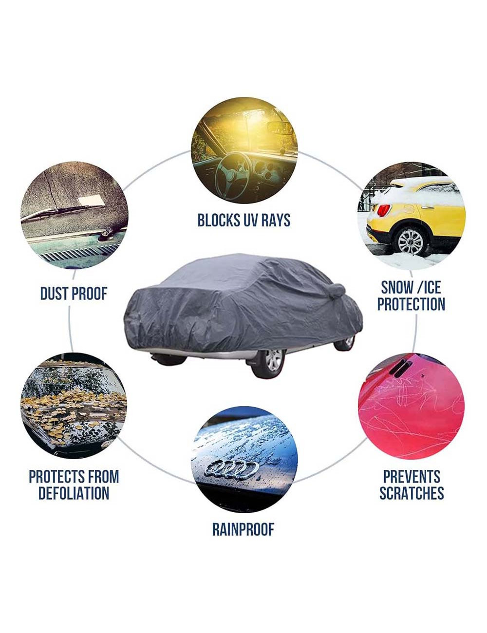SUV CAR COVER XXXL 533*185*150CM