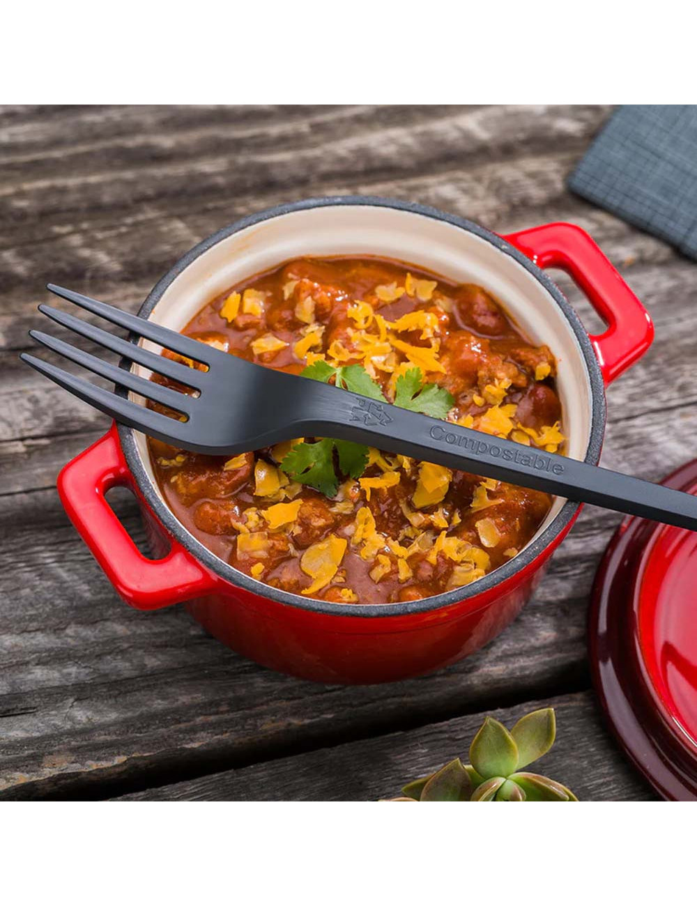 شوكة بلاستيك اسود SWIFT 180/27 mm