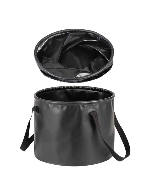 LZH-069 MULTI-PURPOSE FOLDING BUCKET 10LTR BLACK