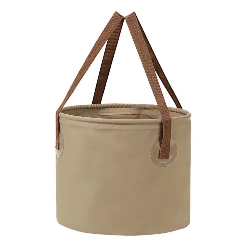 LZH-071 MULTI-PURPOSE FOLDING BUCKET 10LTR KHAKI
