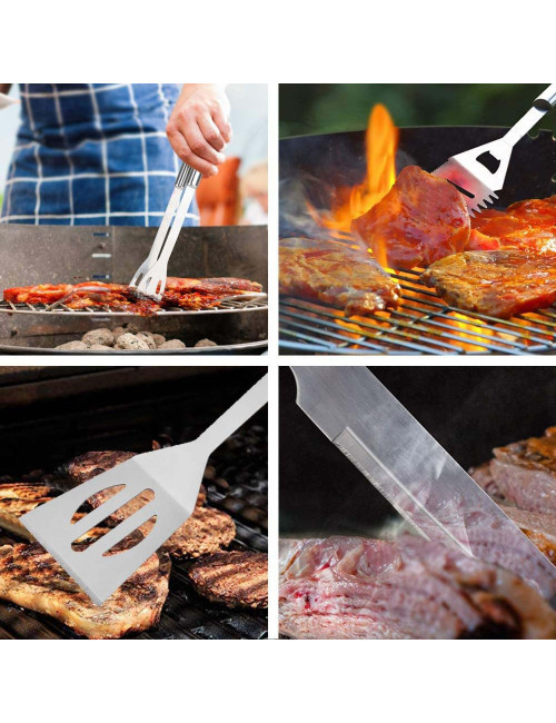 LZH-075 BARBECUE TOOL 7PCS SET