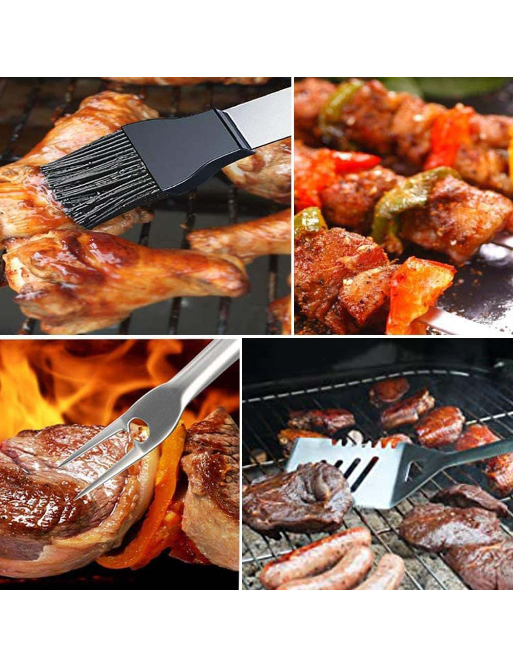 LZH-075 BARBECUE TOOL 7PCS SET