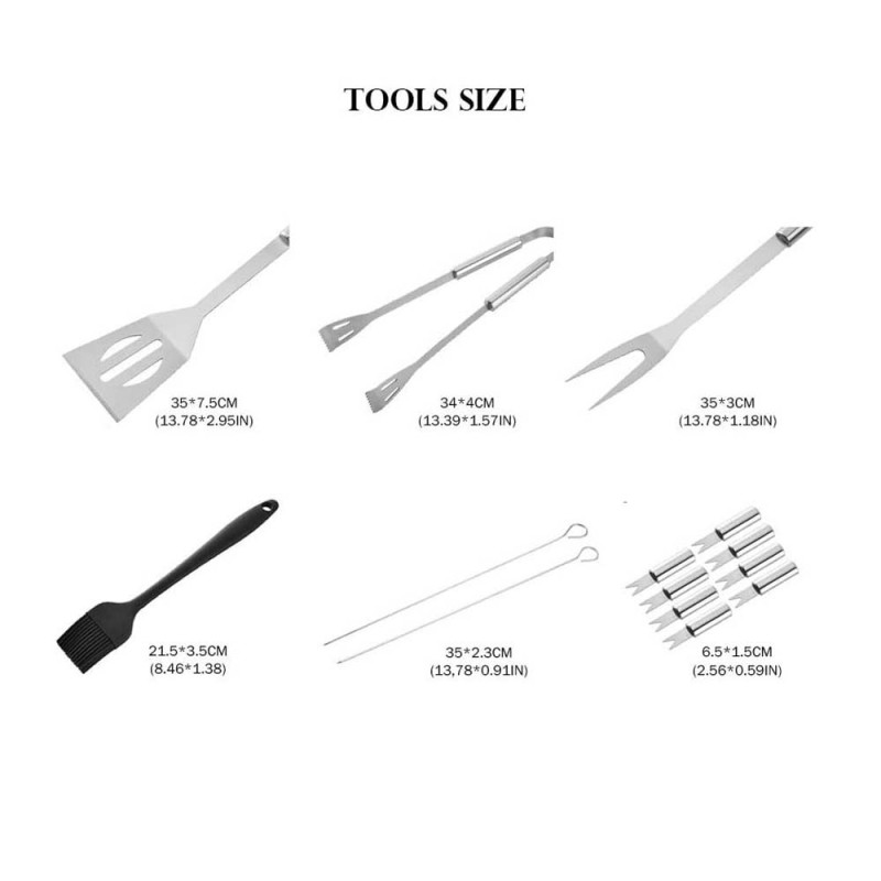 LZH-077 BARBECUE TOOL 16PCS SET