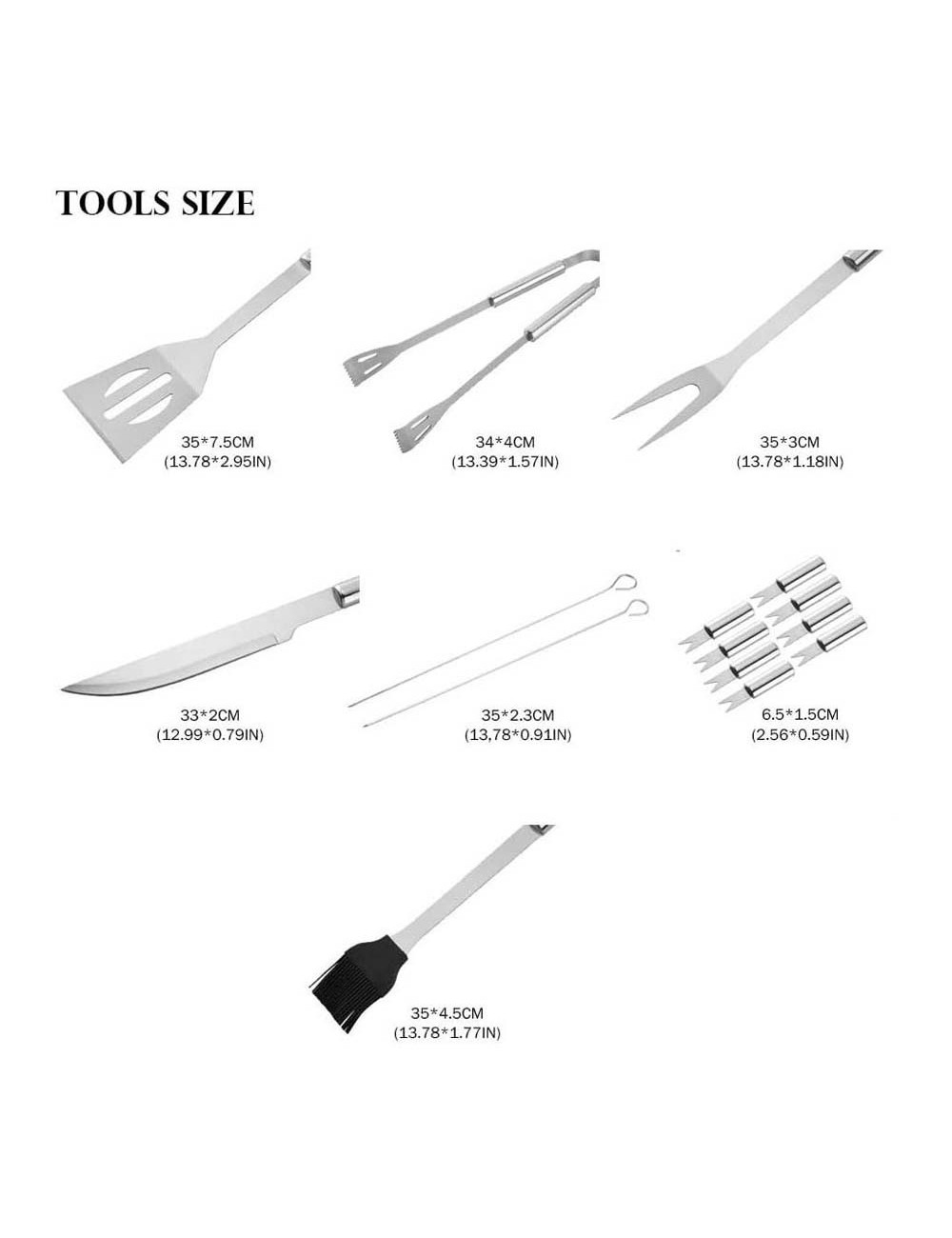 LZH-078 BARBECUE TOOL 18PCS SET