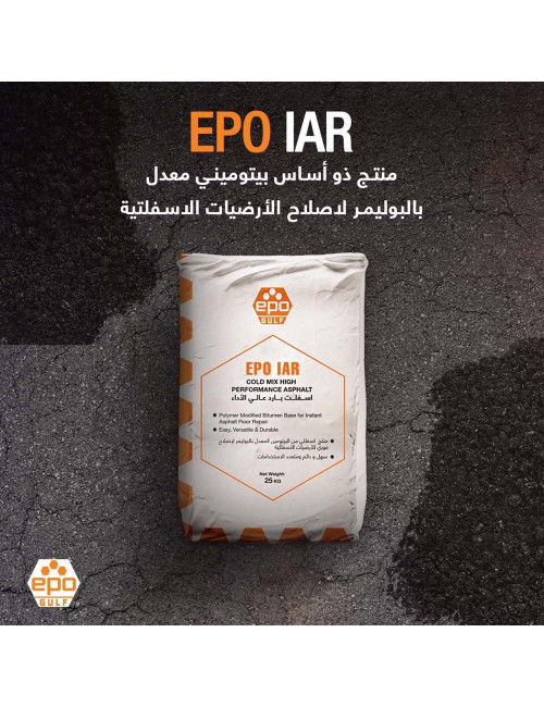 EPO JAR POLYMER MODIFIED BITUMEN BASE FOR INSTANT ASPHALT FLOOR REPARING