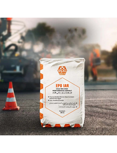 EPO JAR POLYMER MODIFIED BITUMEN BASE FOR INSTANT ASPHALT FLOOR REPARING