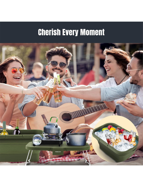 LZH-067 علبة تخزين انطوائية مع كرسي احضر