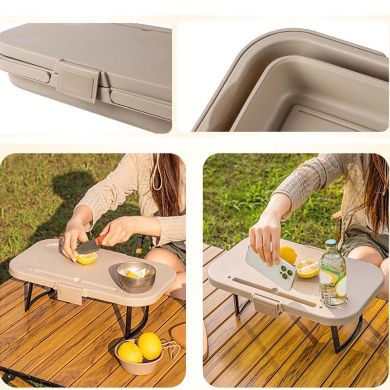 LZH-068 FOLDING STORAGE BASKET BEIGE