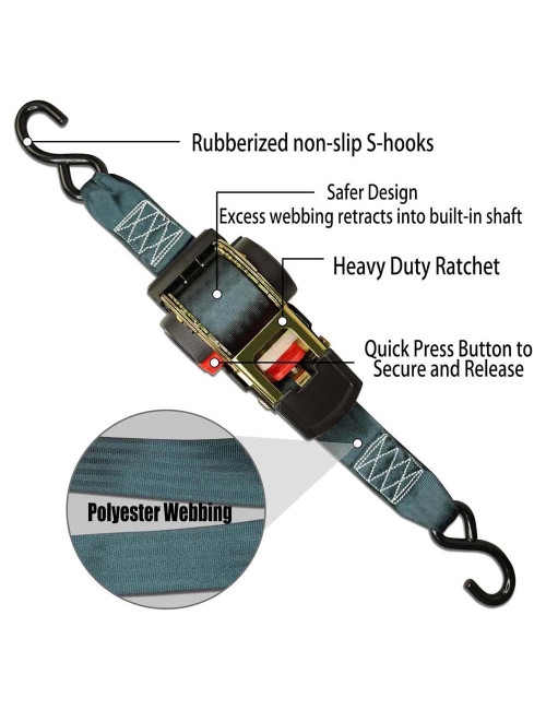 CARGO LASHING BELT AUTOMATIC 50MM-4.5MTR