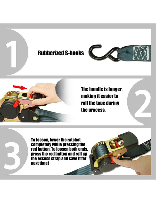 CARGO LASHING BELT AUTOMATIC 50MM-4.5MTR