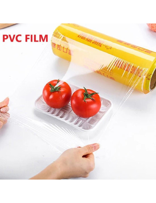 PVC CLING FILM 45CM*5KG*11MM*818M
