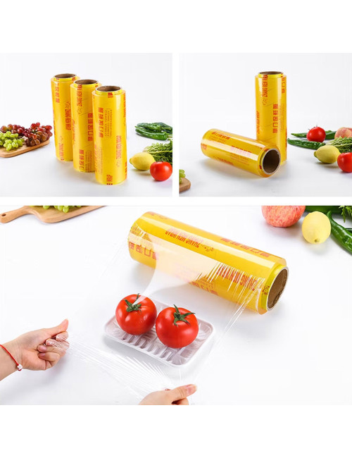 PVC CLING FILM 45CM*5KG*11MM*818M