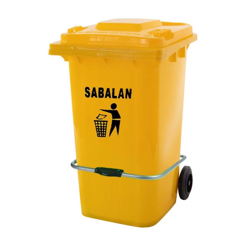 MULTI COLOUR DUSTBIN 100LTR WITH PADEL