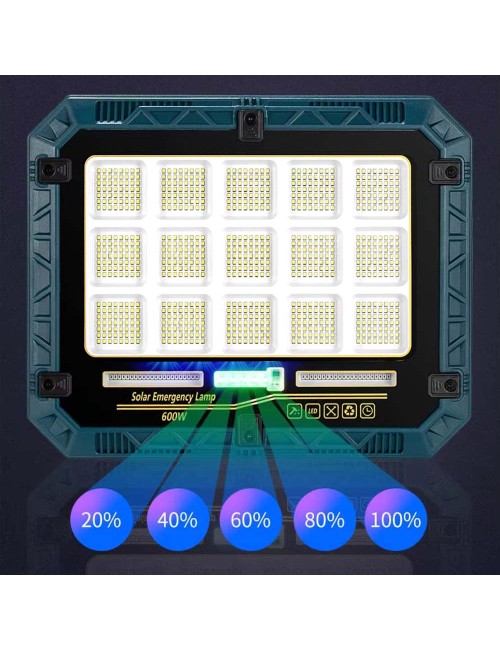 W8112-5 SOLAR FLOOD LIGHT WITH SOLAR PANEL 800W