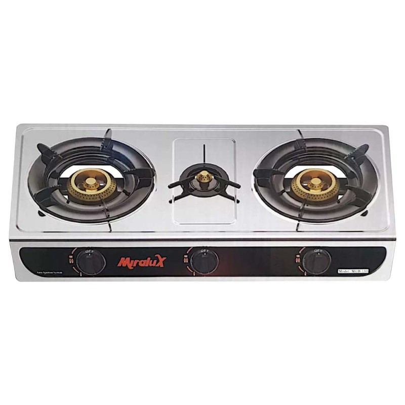 GAS STOVE WITH THREE BURNER