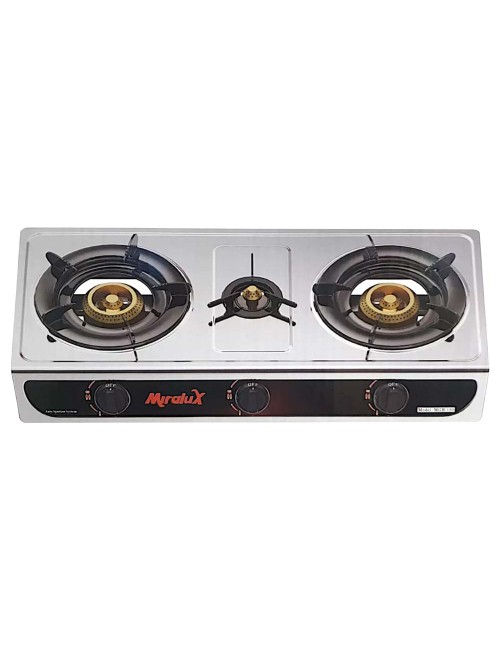 طباخ غاز مربع 3 عين MGB - 155 MIRALUX