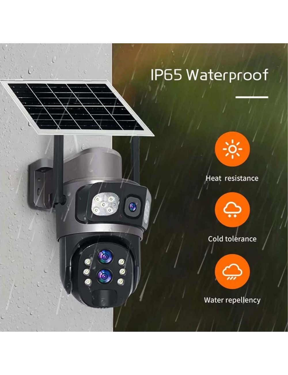 T9B-10X OUTDOOR SOLAR CAMERA HD