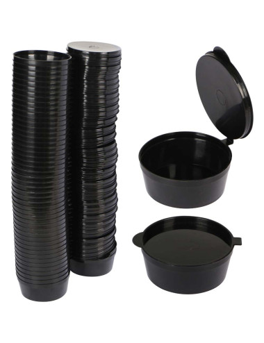 MICROWAVE SAUCE CUP BLACK 2.0 Oz