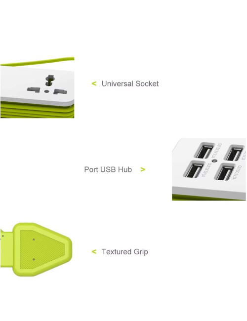 EXTENSION SOCKET 4USB