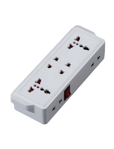 49-5-7316 موزع كهرباء متعدد 4+2 مع سويتش