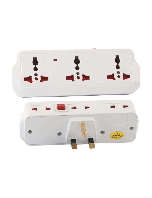 49-5-7326 ELECTRIC EXTENSION 3+3 WITH SWITCH