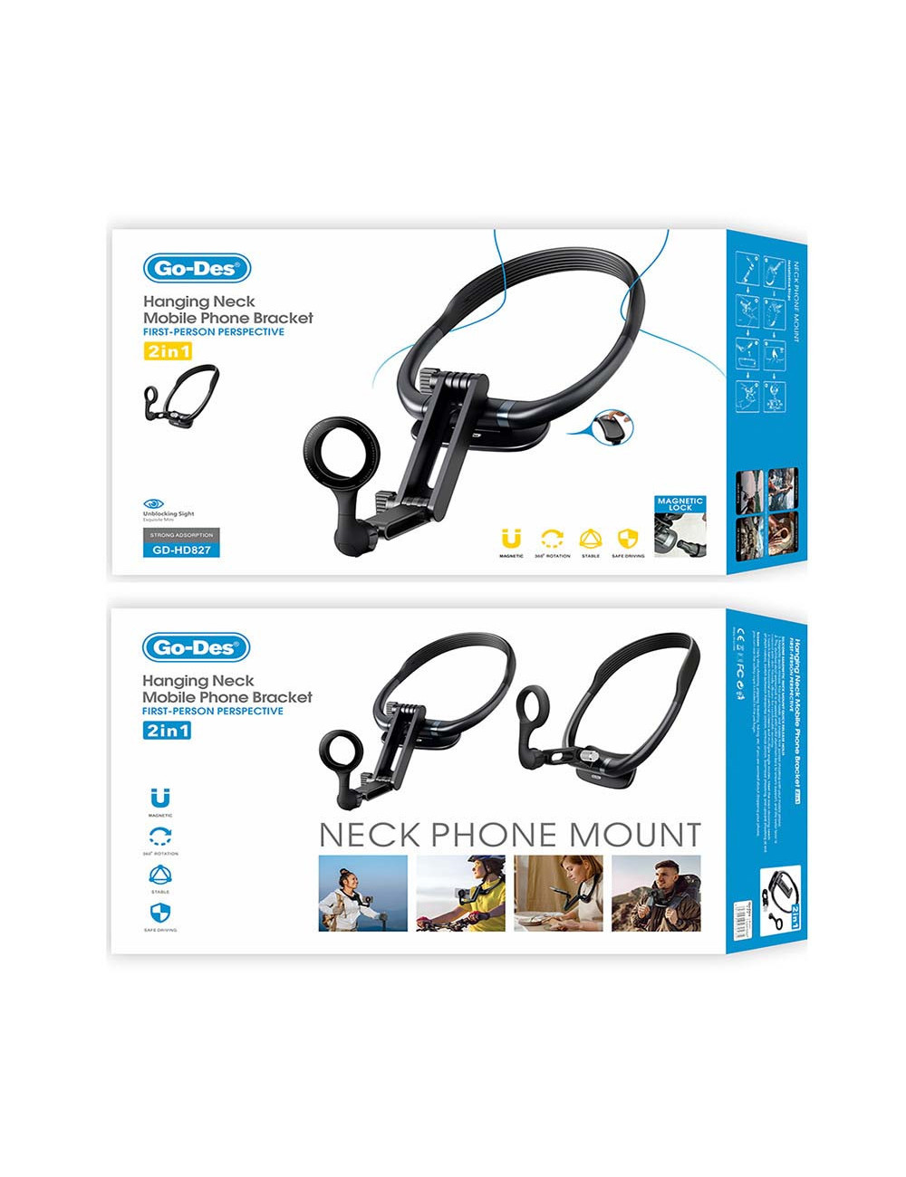GD-HD827 استاند تليفون عنق قاعد مغناطيس