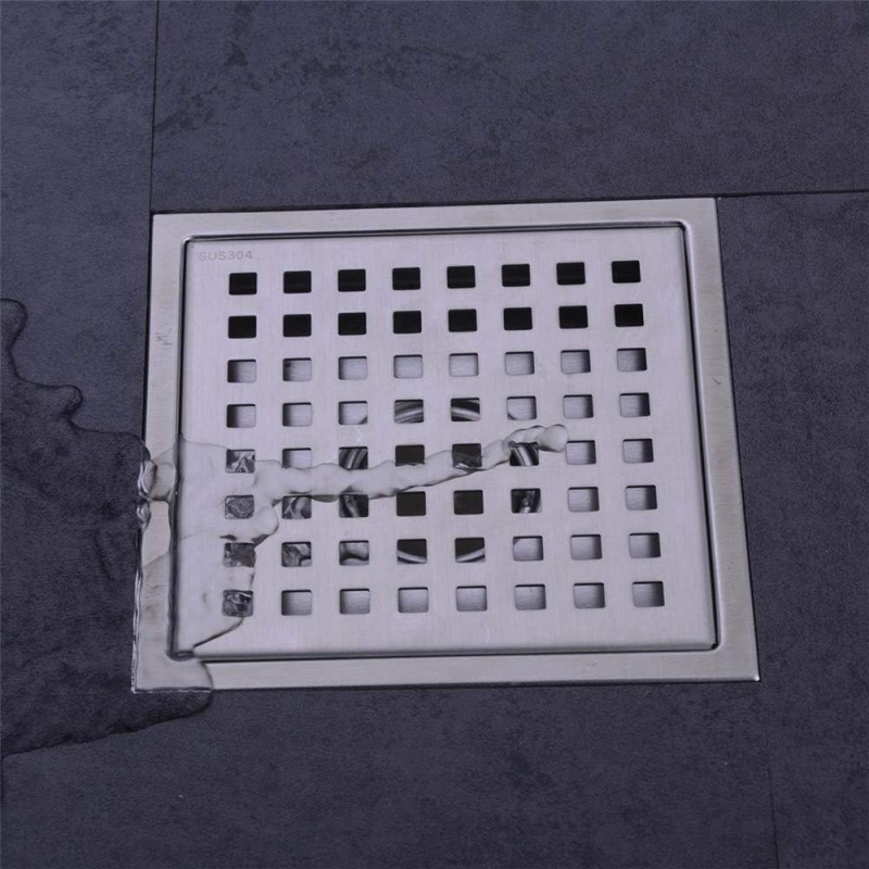 BATHROOM STEEL FLOOR DRAINER 20 X 20