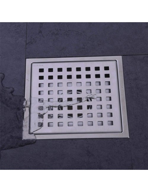 BATHROOM STEEL FLOOR DRAINER 20 X 20