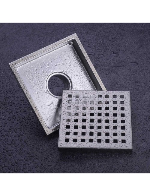 BATHROOM STEEL FLOOR DRAINER 20 X 20