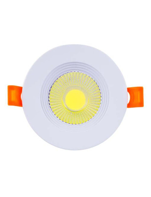 LED ROUND BULB WHITE 7CM 8W