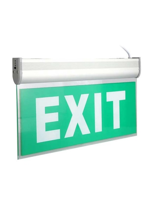 EXIT اشارة خروج طوارئ الي الاسفل اخضر