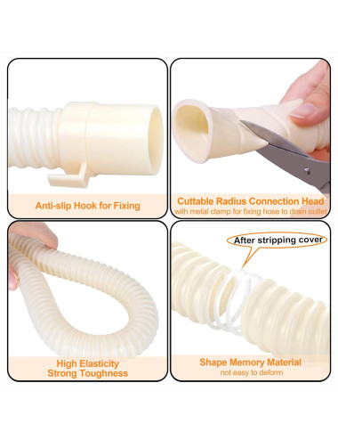 PVC WASHING MACHINE HOSE BLUE 1" x 2.5 MTR