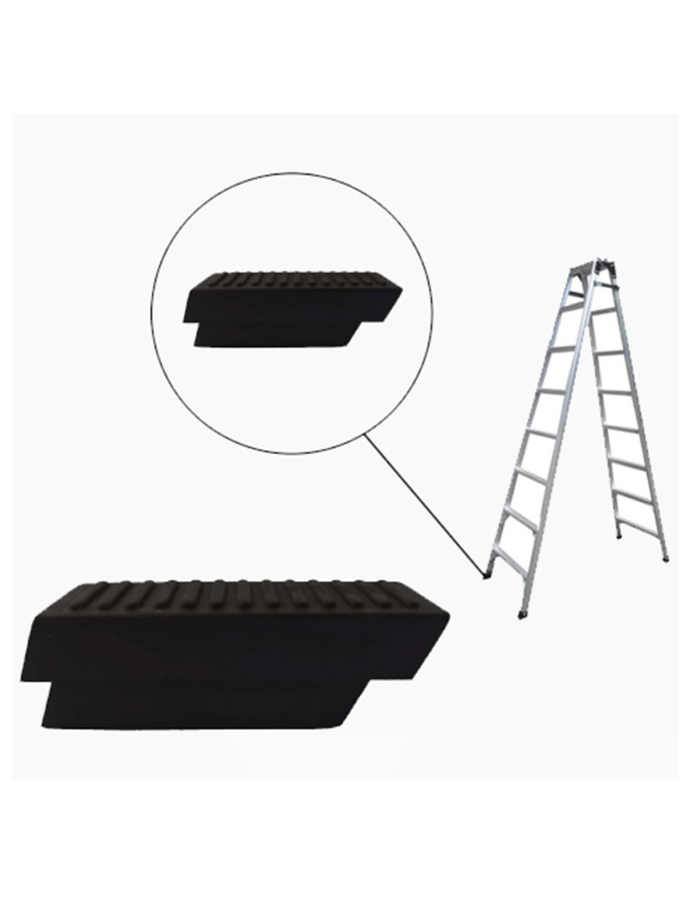 قاعدة ربل سلم المنيوم امامي