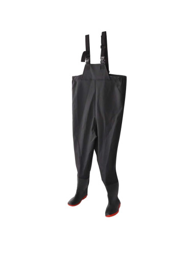 CM-100 COVERALL JACKET WITH SHOES (WADER) BLUE COLOR SIZE 44