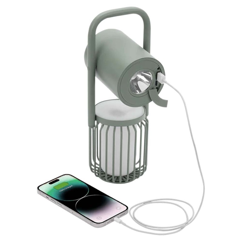 SPEAKER WITH LIGHT AND POWER BANK