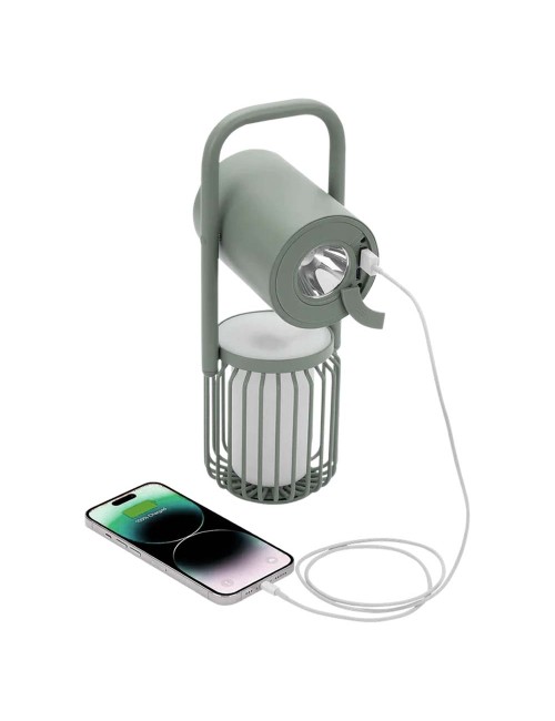 SPEAKER WITH LIGHT AND POWER BANK