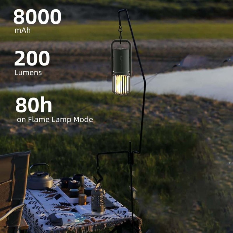 SPEAKER WITH LIGHT AND POWER BANK