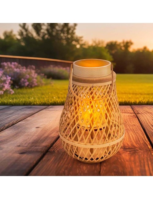 AD-31733 DECORATIVE MANUAL BAMBOO LANTERN