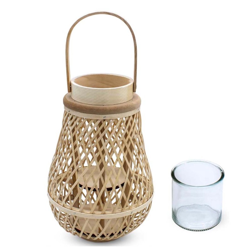 AD-31733 DECORATIVE MANUAL BAMBOO LANTERN