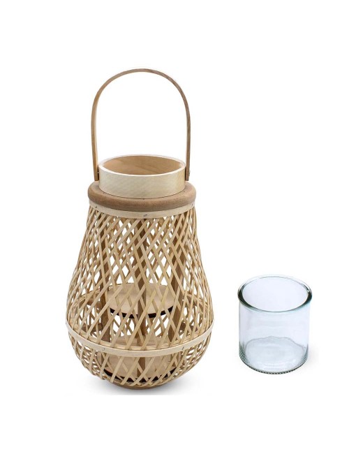 AD-31733 DECORATIVE MANUAL BAMBOO LANTERN